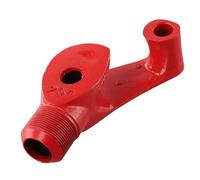 Kznifmk Curvatrice manuale per tubi in acciaio rosso, strumento di piegatura preciso per condotti, testa di piegatura manuale, facile da usare, flessibile e pratico, 25 mm