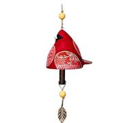 Kznifmk Decorazione del Giardino Campana di Canzone , Campanello a Appeso Pendente Campana Porta in Tubo di Metallo Regalo di Festival A