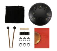 Kznifmk di per esterni, di per esterni piove di per giardino esterno, chakra da 6 pollici a 8 note (nero)