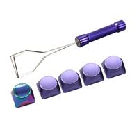 Kznifmk di Tastiera Meccanica in Lega di Alluminio per Tasto ESC Universale, con Estrattore di Tasto in Metallo.