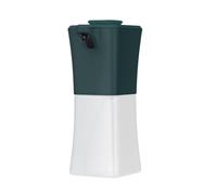 Kznifmk Dispenser automatico senza contatto di sapone elettrico, 450 ml, caricatore USB, distributore di schiuma di sapone liquido a induzione, verde, facile da usare