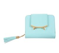 Kznifmk Donne Cute Cat Mini Cinturino da Polso in Pelle con Portamonete Verde