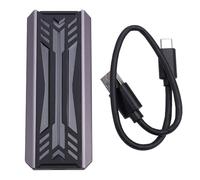 Kznifmk Enclosure Hard Disk SSD NVME M2 Doppio Protocollo in Alluminio RGB M.2 a USB3.1 Gen1 5 Gbit/S Gen2 10 Gbit/S Tipo C NGFF NVME