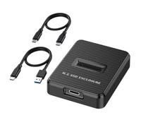 Kznifmk Enclosure SSD M.2 a Alloggiamento da 10 Gbps Enclosure Esterno per Hard Disk NGFF/NVME docking station per Hard Disk SSD