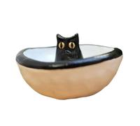 Kznifmk Espositore per anelli a forma di gatto, vassoio portaoggetti per espositore per anelli, bracciali, collane, orecchini, regalo di San Valentino