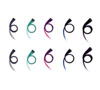 Kznifmk Extension per capelli con colori decolorati, , forcina, lunga e liscia, può essere tagliata per capelli finti, 3,2 x 55 cm