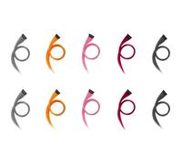 Kznifmk Extension per capelli multicolori con riflessi , forcina, lunga e liscia, clip per capelli che possono essere tagliati per capelli finti