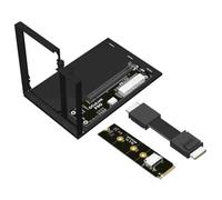 Kznifmk F9G-F9934-F4C-BK7 EGPU OCuLink GPU Dock M.2 NVMe a Adattatore Oculink con Cavo Oculink ATX Tipo PCIe4.0 64Gbps 25CM