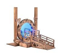 Kznifmk Fermalibri Stargates Galaxy Gate Fermalibri Creativi Tunnel Temporale Transfrontaliero Fermalibri Portale Magico per Scaffale per Libri da Ufficio