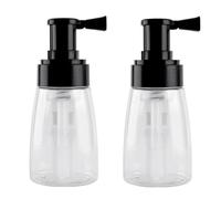 Kznifmk Flacone Spruzzatore per Parrucchiere Nero da 180 Ml Flacone Spruzzatore Portatile per Polvere Flacone Spruzzatore In Plastica