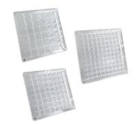 Kznifmk Griglie Magnetiche per Espositori per Conchiglie Acrilico Trasparente Conchiglie In Acrilico 3 Pezzi