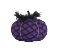 Kznifmk Halloween Zucca Cuscino Arredamento 3D Zucca Cuscino Peluche Zucche Decorazioni per Autunno Camera Casa Viola