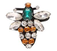 Kznifmk Handmade Strass Bead Patches Bees Sew On Crystal Beaded Patches per Abbigliamento Scarpe Decorazione Cute Patch Blu