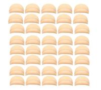 Kznifmk HD Cuffia per parrucca Berretto in Nylon Trasparente Cuffia in Nylon Sottile Multifunzionale Pratica Copertura Testa, Beige 40 Pezzi