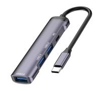 Kznifmk Hub Type-C a USB3.0 USB2.0 PD Adattatore docking station per computer portatile tablet USB USB Telefono cellulare/B