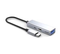 Kznifmk Hub USB 3.2 di tipo C 5 Gbps 60 W PD, adattatore OTG, convertitore USB ad alta velocità a tipo C B