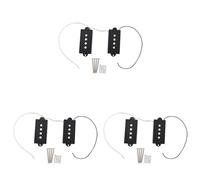 Kznifmk Humbucker-Micro 3 Pb Micro-Basse per 4 Corde Chitarra Basso di Ricambio Nero