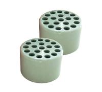 Kznifmk Ikebana - Supporto per a spirale, griglia floreale riutilizzabile per vaso, modellatore di fiori per fiori, facile installazione (L/Verde)