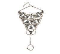 Kznifmk Ingenious a piedi nudi sandali da sposa sulla spiaggia di mariee in maglia alla caviglia bracciale argento