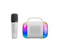 Kznifmk K Song Altoparlante Bluetooth Microfono Audio Microfono Karaoke Bambini Portatile Casa K-Song Stereo Integrato A