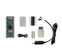 Kznifmk Kit di schede di sviluppo RISC-V Milk-V Duo + porta RJ45 + downloader CV1800B compatibile Linux per gli amanti degli IoT, i giocatori fai da te, installazione facile