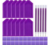 Kznifmk Kit di Strumenti e Accessori per Pittura con Diamanti 5D, Accessori DIY per Pittura con Diamanti