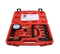 Kznifmk Kit di tester di compressione del motore con manometro TU-15B e misuratore di prova del cilindro