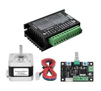 Kznifmk Kit driver motore passo-passo 17HS4401+TB6600 4A+MKS OSC Velocità e Posteriore Regolabile per Tavolo Scorrevole Incisore CNC