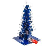 Kznifmk Kit fai da te per albero di Natale lampeggiante LED RGB - Elettronica per saldare - Albero di Natale 3D colorato fai da te per la pratica della saldatura