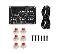 Kznifmk Kit Mini Tastiere di Stampa 3D FAI DA TE Pulsante Tastiera Meccanica FAI DA TE Personalizzato per Regalo Win/MacOs