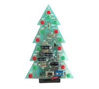 Kznifmk L'Albero di Natale Ha Portato Luci Lampeggianti Acqua Luci Tecnologia Elettronica Piccola Produzione DIY di Piccola Invenzione Puzzle Kit Pezzi di Ricambio