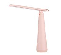 Kznifmk Lampada da Tavolo a 24 LED Lampada da Tavolo Pieghevole con Tocco Dimmerabile Continuo a 3 Colori Lampada da Comodino Protezione per Gli Occhi Luce Notturna USB (B)