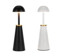 Kznifmk Lampada da Tavolo A LED Fili Ricaricabile, Lampada Portatile A Batteria con Dimmer Touch, Luce Notturna per Casa/Patio/