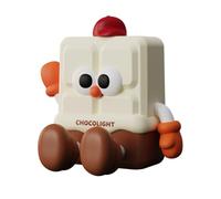 Kznifmk Luce Notturna per Lampada al Cioccolato con Lampada Touch In Silicone Dimmerabile A 3 Livelli