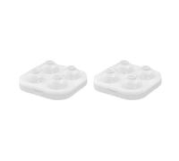 Kznifmk Macchina per palline di ghiaccio grande 6,5 cm 3D grande sfera rotonda palle alte vassoio di stampo a forma di ghiaccio per utensili da bar da cocktail Whisky bianco