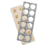 Kznifmk Macchina per Ravioli, Stampo a Pressione, Potsticker, Macchina per Polpette di Carne, Kit per Pasta di Ravioli, Strumenti per Pasta