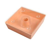 Kznifmk Mangiatoia per api quadrata 2 litri Mangiatoia per alveare Top Feeder Strumento per apicoltore Mangiatoia per apicoltura con coperchio trasparente pre-assemblato