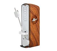 Kznifmk Metronomo Elettronico Retrò Strumento Musicale Metronomo Ritmico per Pianoforte Universale Chitarra Violino Musicale Colore Legno