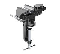 Kznifmk Mini morsa da tavolo multifunzione da 50 mm con base girevole a 360 gradi per banco di lavoro del legno e fai da te