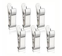 Kznifmk Mini Pinze in Metallo Mini Morsetto a Molla Pinze Coccodrillo Pinze Coccodrillo Pinze da 1/2 Pollice Larghezza 80 Pezzi