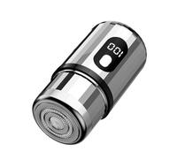 Kznifmk Mini Rasoio Elettrico Portatile Ricaricabile USB Rasoio Portatile Da Viaggio Portatile Lavabile Portatile