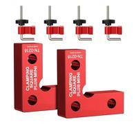 Kznifmk Mini Tavola di Legno Clip di Fissaggio Ad Angolo Retto Pinze Ad Angolo Retto Morsetto Angolo A 90 Gradi Morsetto Ad Angolo Retto per la Lavorazione Del Legno