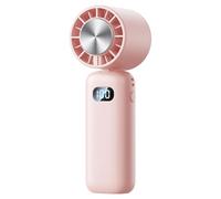 Kznifmk Mini Ventola per Impacco di Ghiaccio, Ventola di Raffreddamento Portatile, Mini Display Digitale Pieghevole, Ventola da Tavolo Silenziosa, Ventola per Impacco di Ghiaccio,A