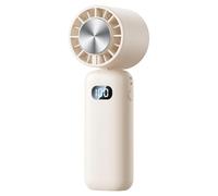 Kznifmk Mini Ventola per Impacco di Ghiaccio, Ventola di Raffreddamento Portatile, Mini Display Digitale Pieghevole, Ventola da Tavolo Silenziosa, Ventola per Impacco di Ghiaccio,C