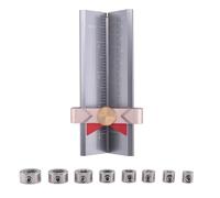 Kznifmk Misuratore di Profondità di Perforazione Misura di Arresto di Perforazione con Anelli di Limite da 3 a 10 mm