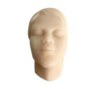 Kznifmk Modello di Testa Umana in Silicone Micro-Modellato Simulazione Iniezione Facciale Sutura Pad Cutaned Modello Femminile