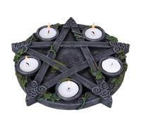 Kznifmk Ornamenti per candeliere retrò in di edera, candelieri stelle a cinque rami, ornamenti di tarocchi, in resina