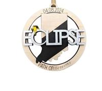 Kznifmk Ornamento 'Eclissi Solare 2024, Decorazioni 'Eclissi Solare 2024, Souvenir 'Eclissi 2024 G