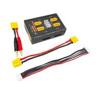 Kznifmk P4 1-6S XT60 Plug Scheda di Ricarica Parallela Supporto 20A Ingresso 4 Canali Uscita per Batteria Rc