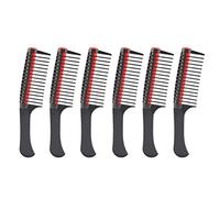 Kznifmk Pacco di Capelli Da 6 Pacchi, Rullo A Pettine, Pettine A Rullo Districante Pettine A Rullo Integrato